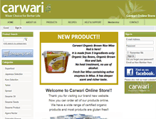 Tablet Screenshot of carwaristore.com